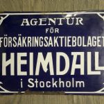 884 9644 ENAMEL SIGN